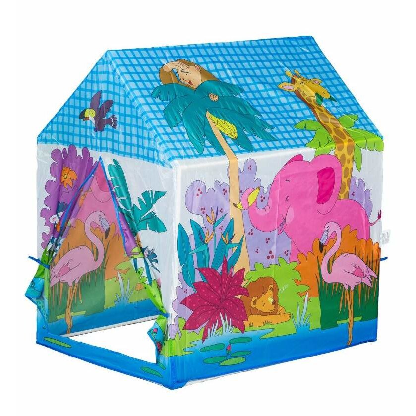 Cort tip Casuta Zoo pentru Copii Multicolora pentru Joaca in Casa sau Afara