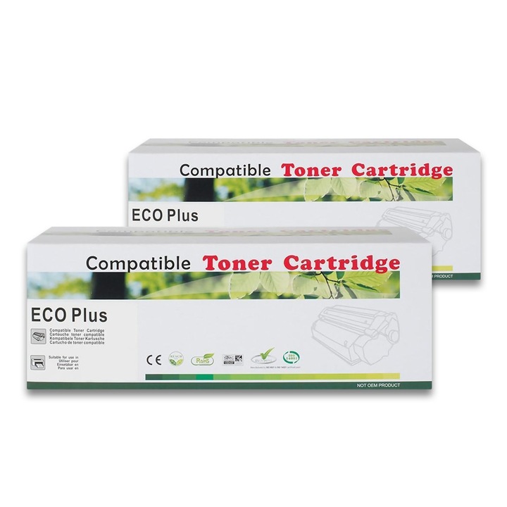 Комплект 2 броя тонер касети CE505X за HP LaserJet P2055, LaserJet P2055d, LaserJet 2055dn - ASK4TONER