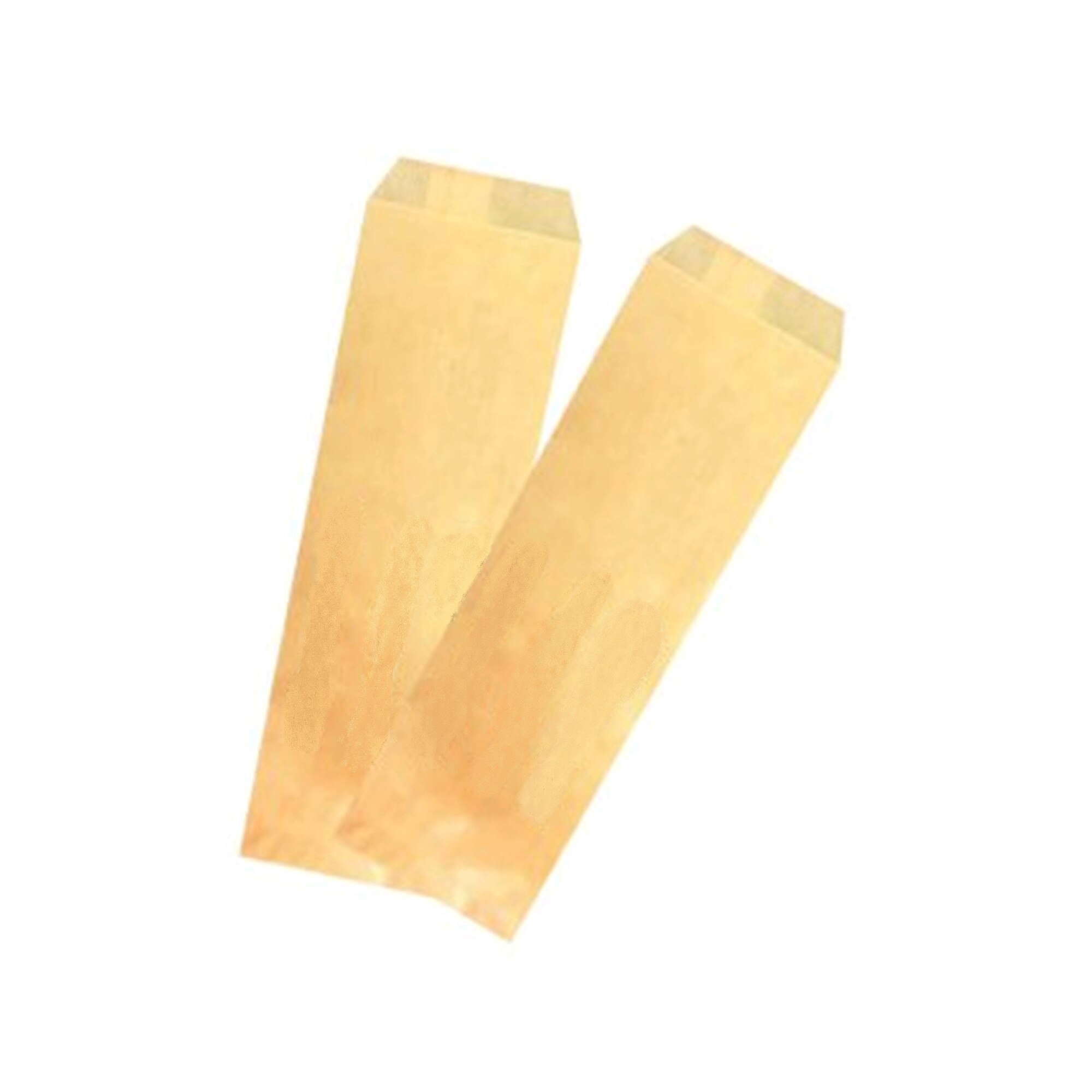 Pungi din Hartie Natur pentru Tacamuri, 8x2.5x19 cm, 1575 buc/bax