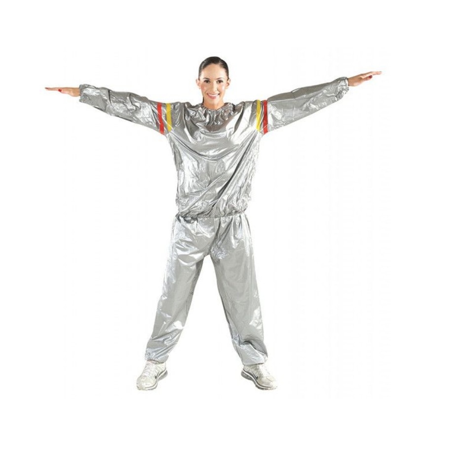 Costum sauna unisex, XXL, argintiu