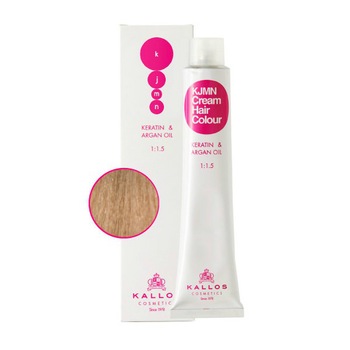 Vopsea de par profesionala KJMN Kallos 100ml nr.9.1 blond extra deschis cu nuanta cenusie Vopsea de par profesionala KJMN Kallos 100ml nr.9.1 blond extra deschis cu nuanta cenusie