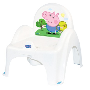 Olita tip scaunel Pepa Pig Blue copii, bebelusi Olita tip scaunel Pepa Pig Blue copii, bebelusi