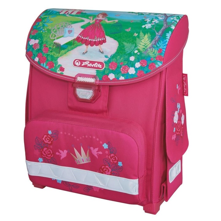 Herlitz Iskolatáska Smart, üres, Princess Rosa