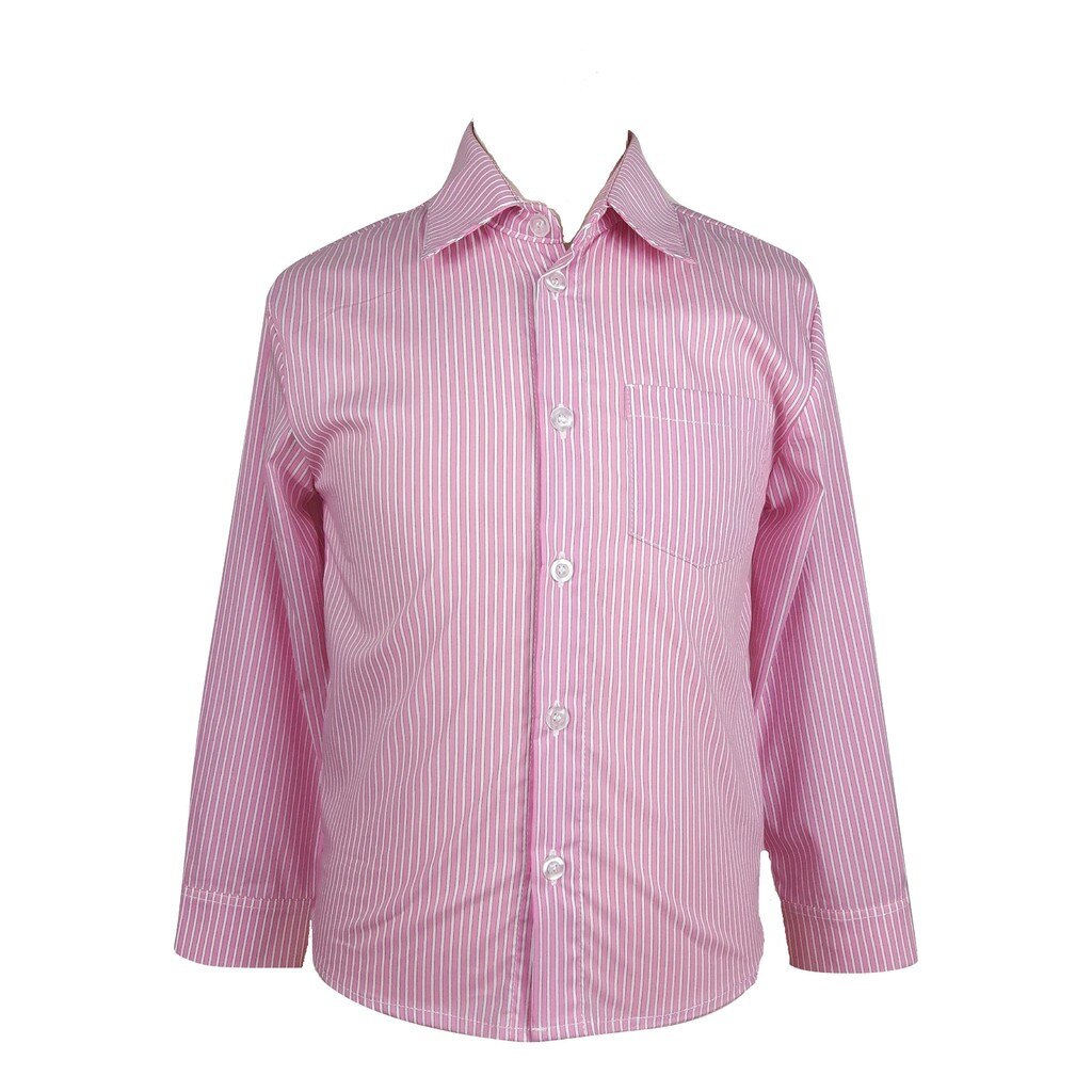 Camasa Denis ML roz dungi, 104 cm, 4 ani
