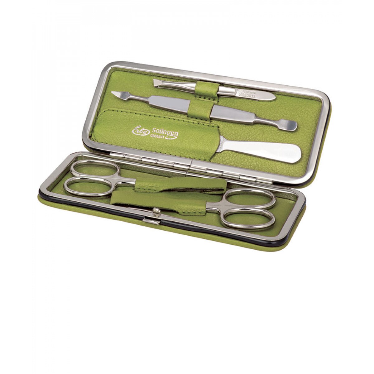 Set manichiura Lollipop, etui verde, Erbe Solingen