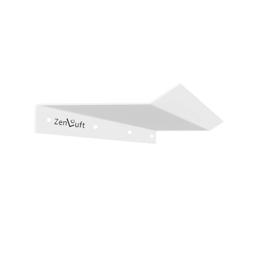 Deflector aer conditionat ZenLuft ZL04 -100, 9000-12000 BTU, transparent, kit de instalare inclus