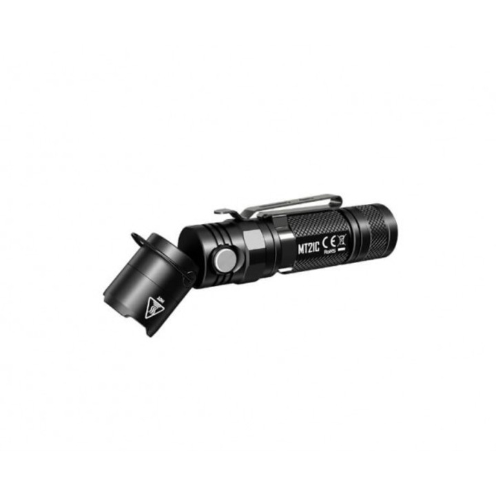 Nitecore MT21C LED-es zseblámpa, 1000 lumen, 184 méter, fekete