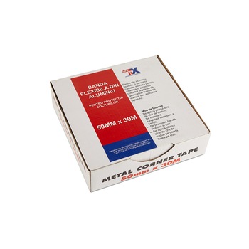 Set 10 role de banda flexibila din aluminiu 50 mm x 30 M, pentru protectia colturilor Set 10 role de banda flexibila din aluminiu 50 mm x 30 M, pentru protectia colturilor