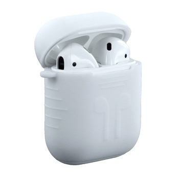 Husa Sport Silicon Apple AirPods white Husa Sport Silicon Apple AirPods white