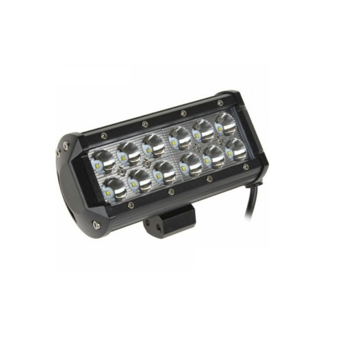 20 см Мощен LED бар Flexzon 36W 12 LED 12V 24V АТВ, За Джип, 4х4, Offroad, Камион