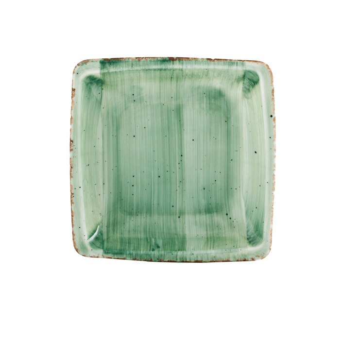 Farfurie patrata supa GURAL colectia GREEN 19x19cm