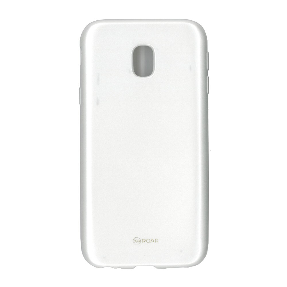 Husa din silicon mat Roar LA-LA Glaze pentru Samsung Galaxy J3 2017, argintiu