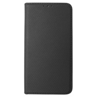 Husa tip carte cu stand Smart Magnet neagra pentru Huawei Y5 II, Y6 II Compact