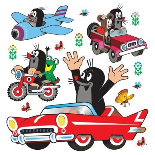 Sticker perete, Cartita, 30 x 30 cm