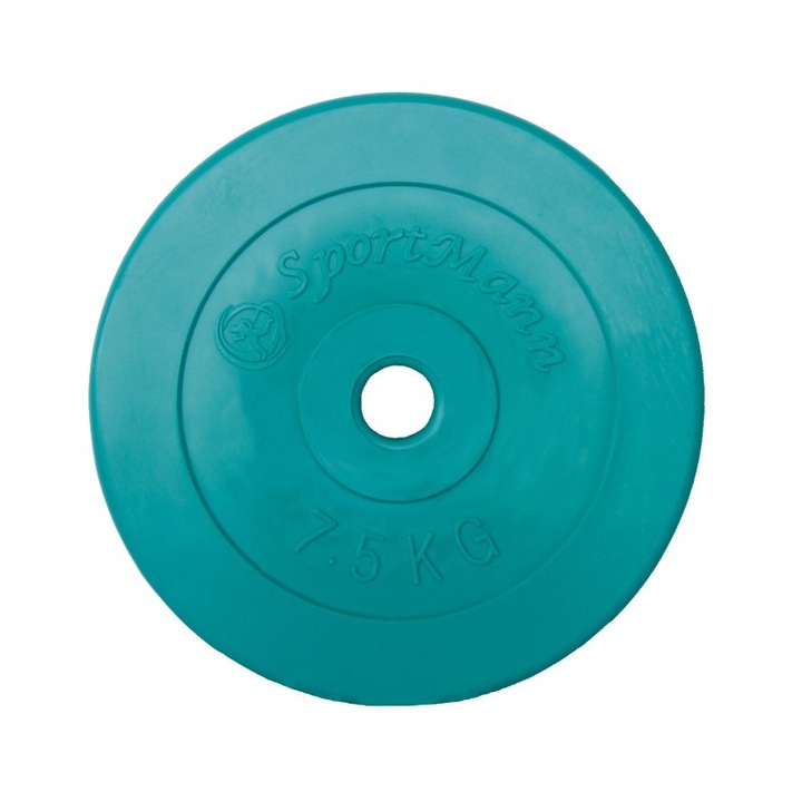 Greutate PVC 7.5kg/31mm Sportmann - verde