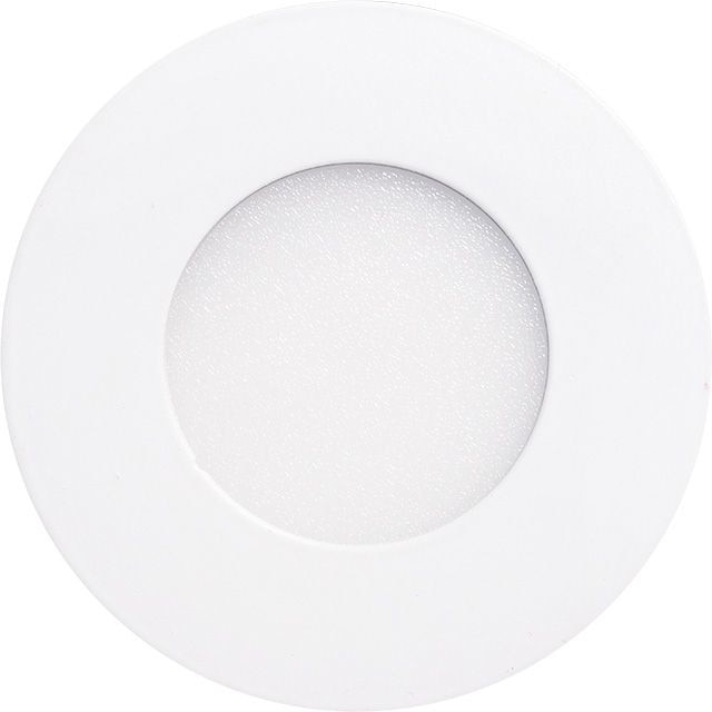 Spot led 3W rotund slim rama alba