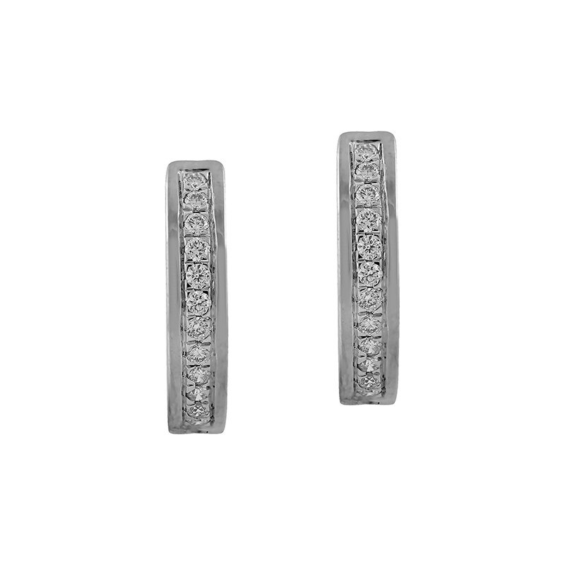 Cercei Blanco's Aur 18k Diamante EF9231-W