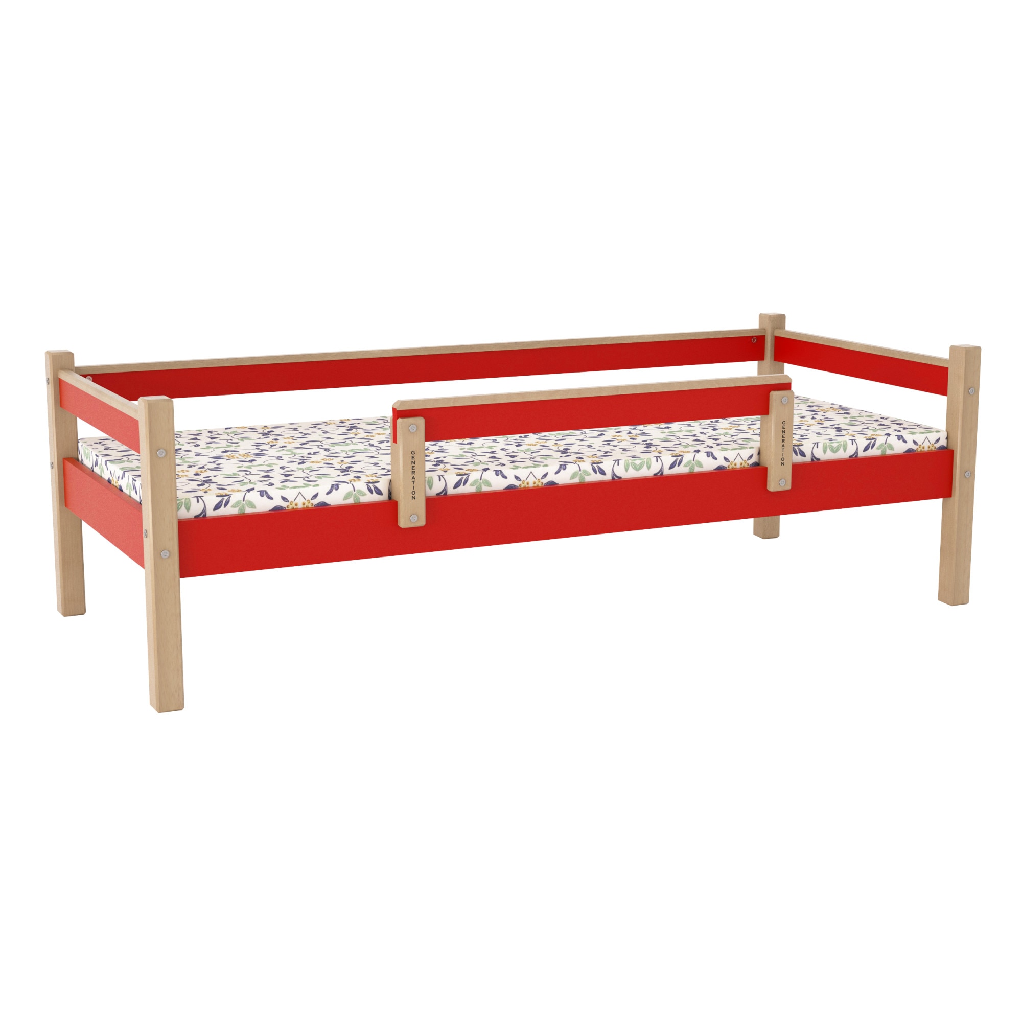 Pat-Patut pentru copii ,190x80 cm, Pal Melaminat-FAG lemn masiv,Mobilier GENERATION-5