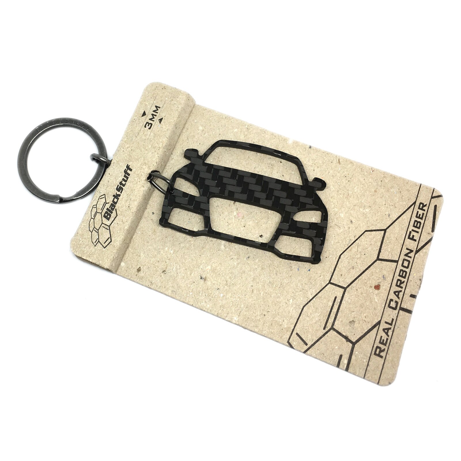 Breloc Fibra de Carbon compatibil cu TT MK2 2006-2014