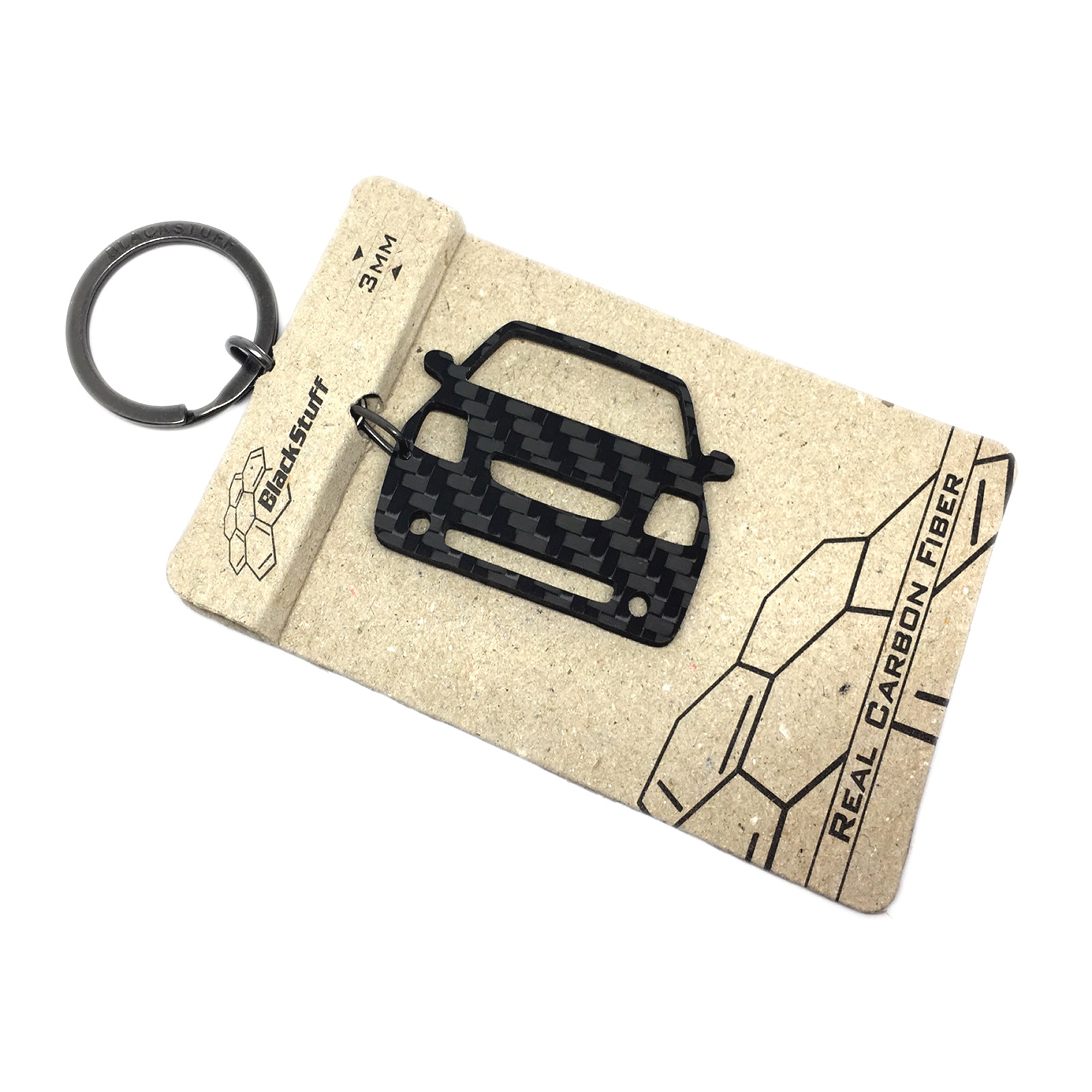 Breloc Fibra de Carbon compatibil cu C2 2003-2009