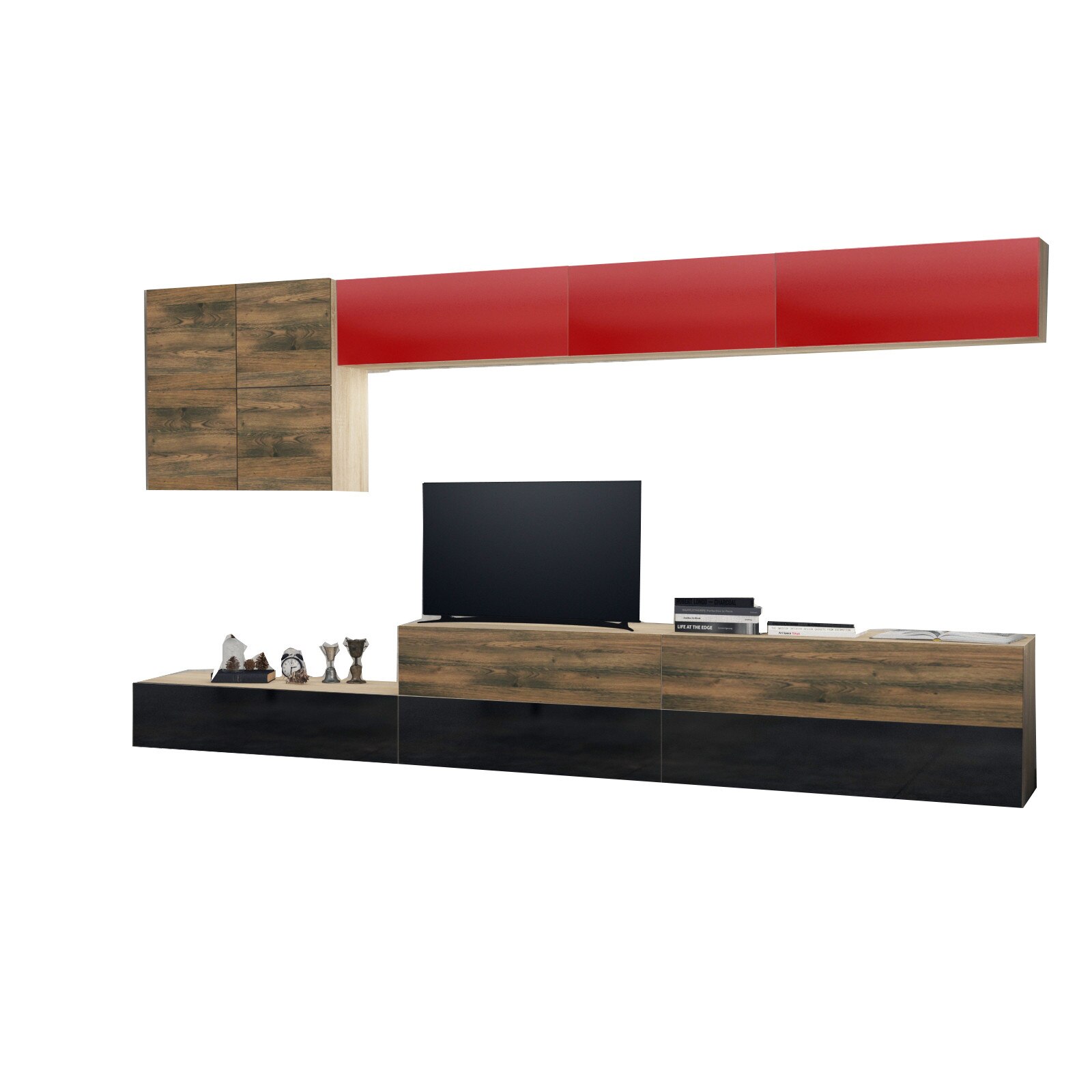 Set Mobilier Livingroom JOIN- 20, pal melaminat, 16 x 28 mm, Cant ABS 0.6 mm