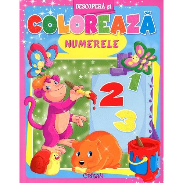 Numerele - Descopera si coloreaza