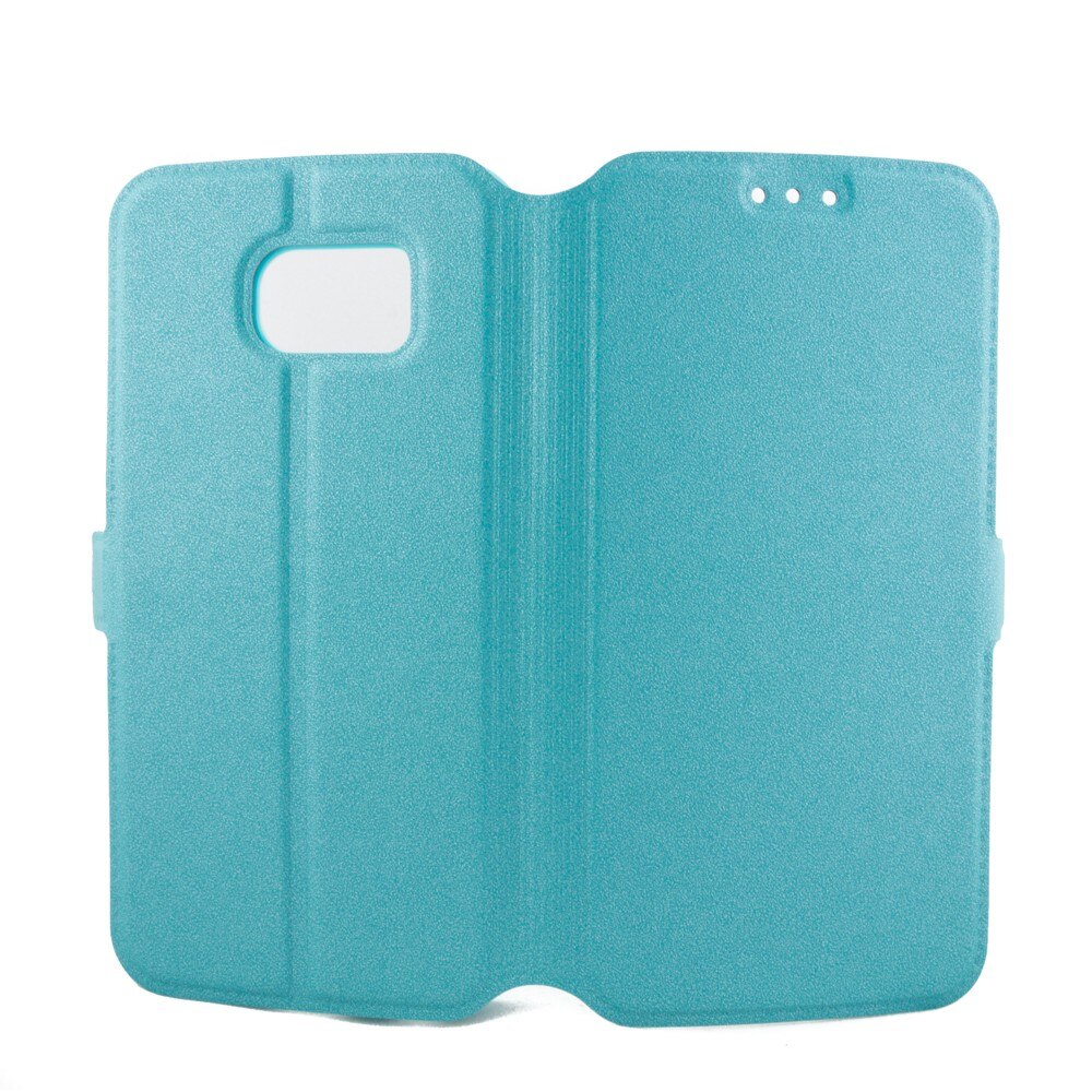 Husa Samsung Galaxy S6 G920 - Pocket Book piele ECO - culoare bleu