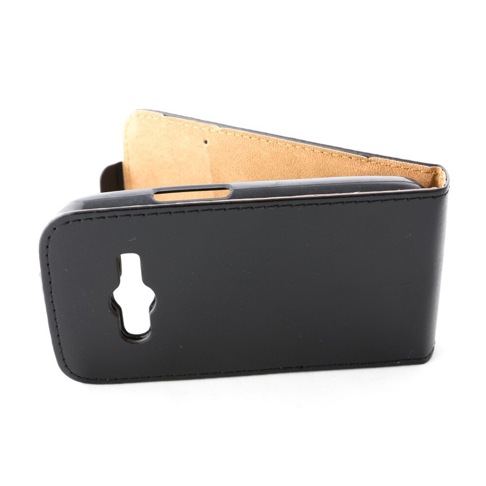 Husa Samsung Galaxy Trend 2 G313 din Piele Eco Flexi Slim Culoare negru