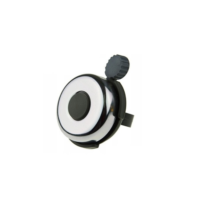 Sonerie pentru Bicicleta, Metalica, Diametrul 5.5 cm, Argintiu