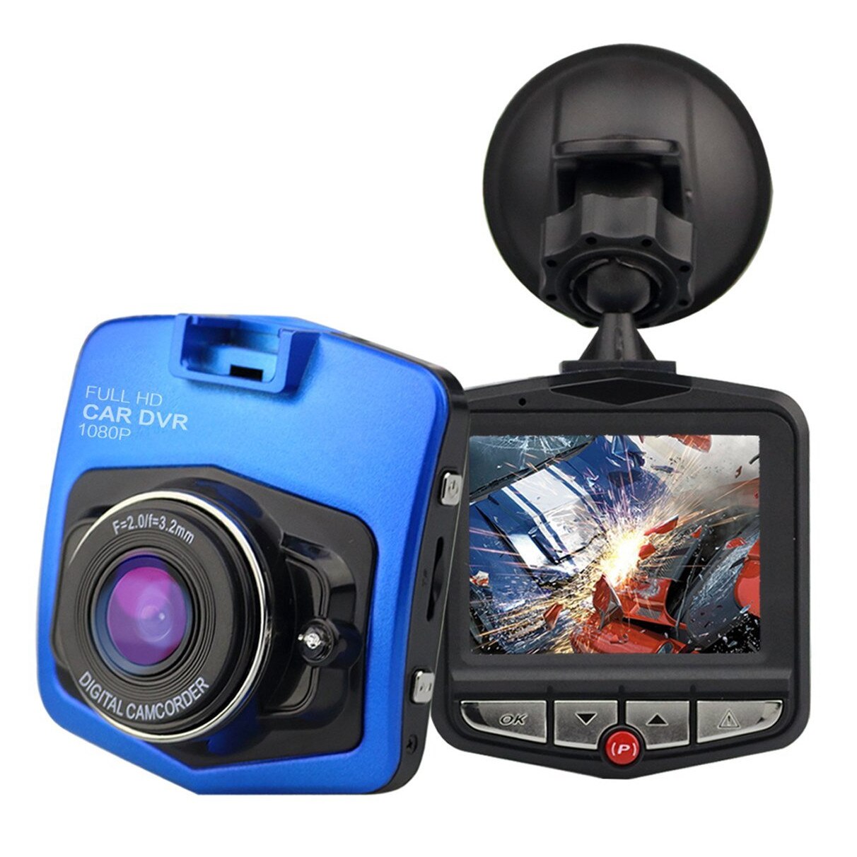 Camera auto DVR ElektroStator T190, Full HD, MicroUSB, Negru eMAG.ro