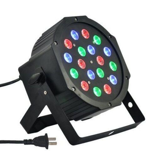 mint Vigilance Frank Proiector tip LED cu lumini colorate, 18 LED-uri RGB DMX evenimente -  eMAG.ro