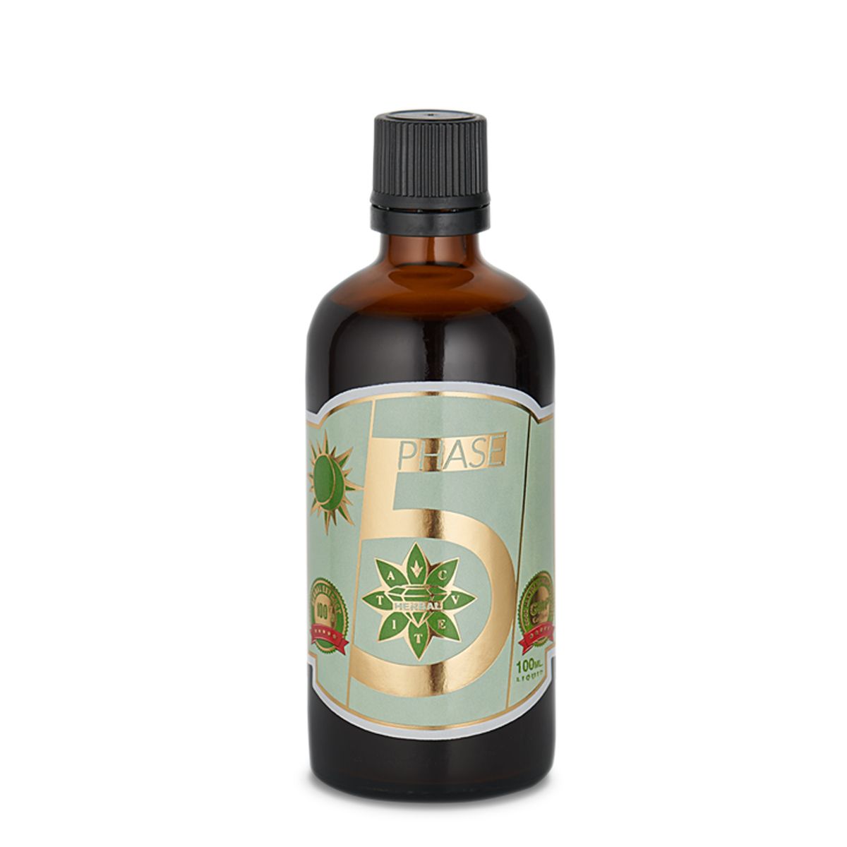 Supliment alimentar Cvetita Herbal Phase 5, extract lichid, paducel, menta, valeriana, 100 ml