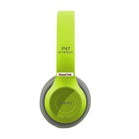 casti  profesionale klausstech  bluetooth  tf card fm stereo mp3 player wireless verde imagen 46_0_
0