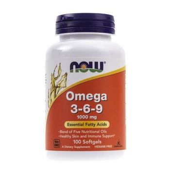 Supliment nutritiv Omega 3-6-9, Now Foods, 100 capsule Supliment nutritiv Omega 3-6-9, Now Foods, 100 capsule