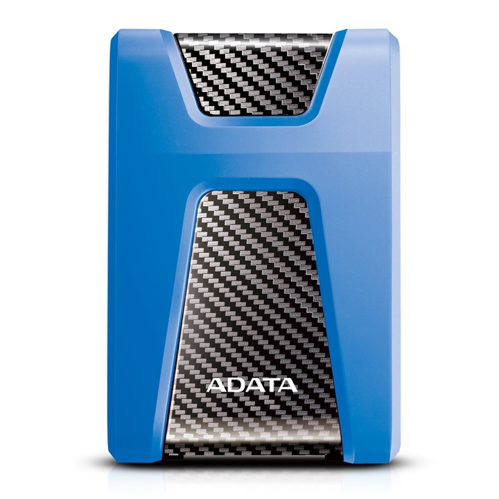 Hard disk extern,ADATA AHD650 2.5" , 1TB, USB3.1, rezistent la socuri, Albastru/Negru