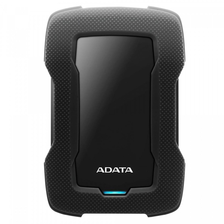HDD Extern ADATA Durable HD330 2TB, Shock Sensor, 2.5", USB 3.1, Negru