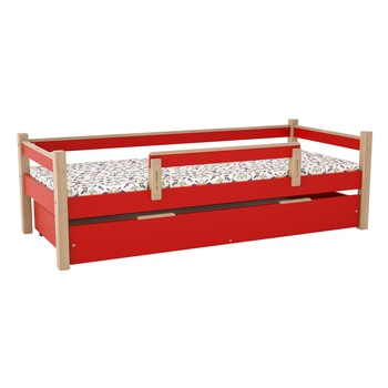 Pat-Patut pentru copii cu sertar , 190x80 cm, Pal Melaminat-FAG lemn masiv,Mobilier GENERATION-5/5 Pat-Patut pentru copii cu sertar , 190x80 cm, Pal Melaminat-FAG lemn masiv,Mobilier GENERATION-5/5