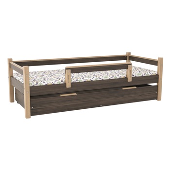 Pat-Patut pentru copii cu sertar , 190x80 cm, Pal Melaminat-FAG lemn masiv,Mobilier GENERATION-13/13 Pat-Patut pentru copii cu sertar , 190x80 cm, Pal Melaminat-FAG lemn masiv,Mobilier GENERATION-13/13