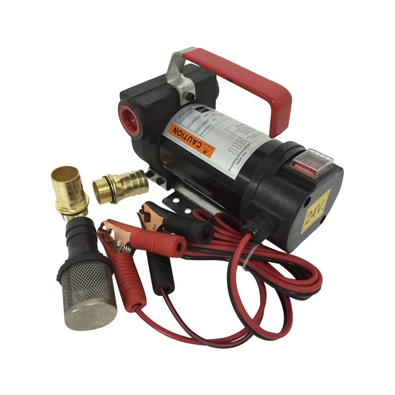Pompa electrica profesioanala MAGSTAR transfer combustibil 24V ideala pentru camioane+solutie curatat jante cadou!