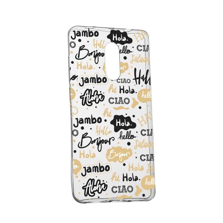 Силиконов калъф, Прозрачен, Тънък, Hello, Asus Zenfone 3 LASER / ZC551KL