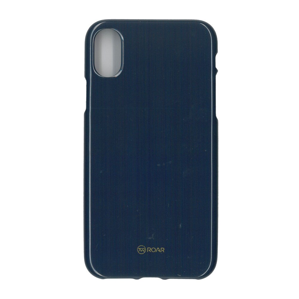 Husa din silicon mat Roar LA-LA Glaze pentru iPhone X, albastru