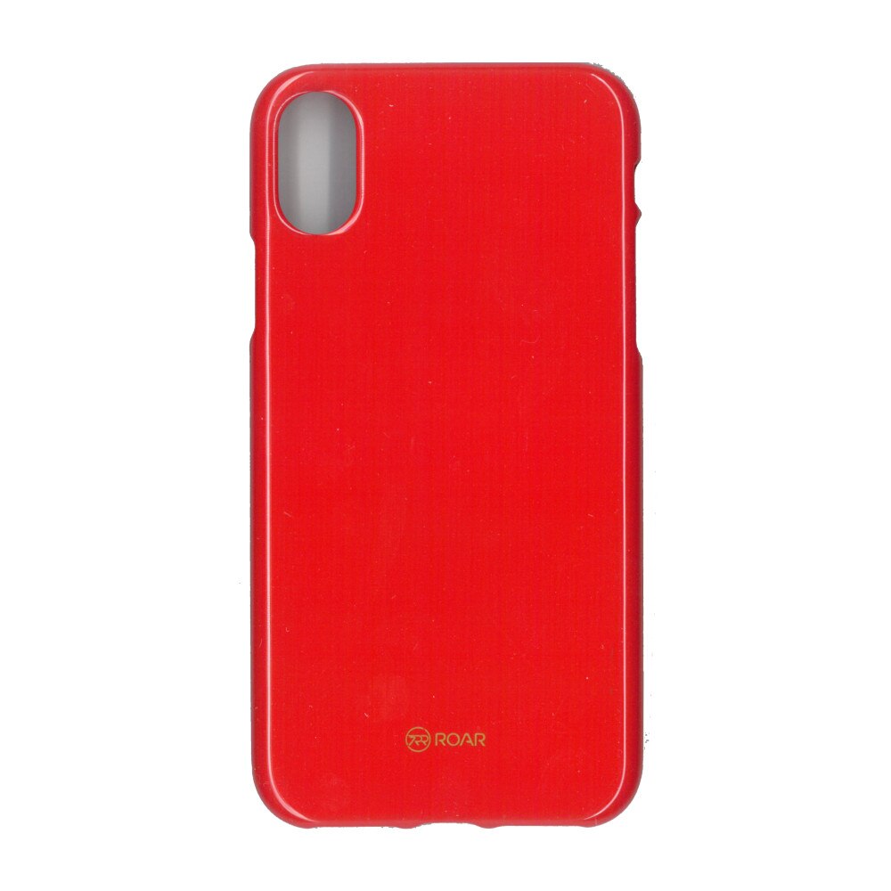 Husa din silicon mat Roar LA-LA Glaze pentru iPhone X, rosu
