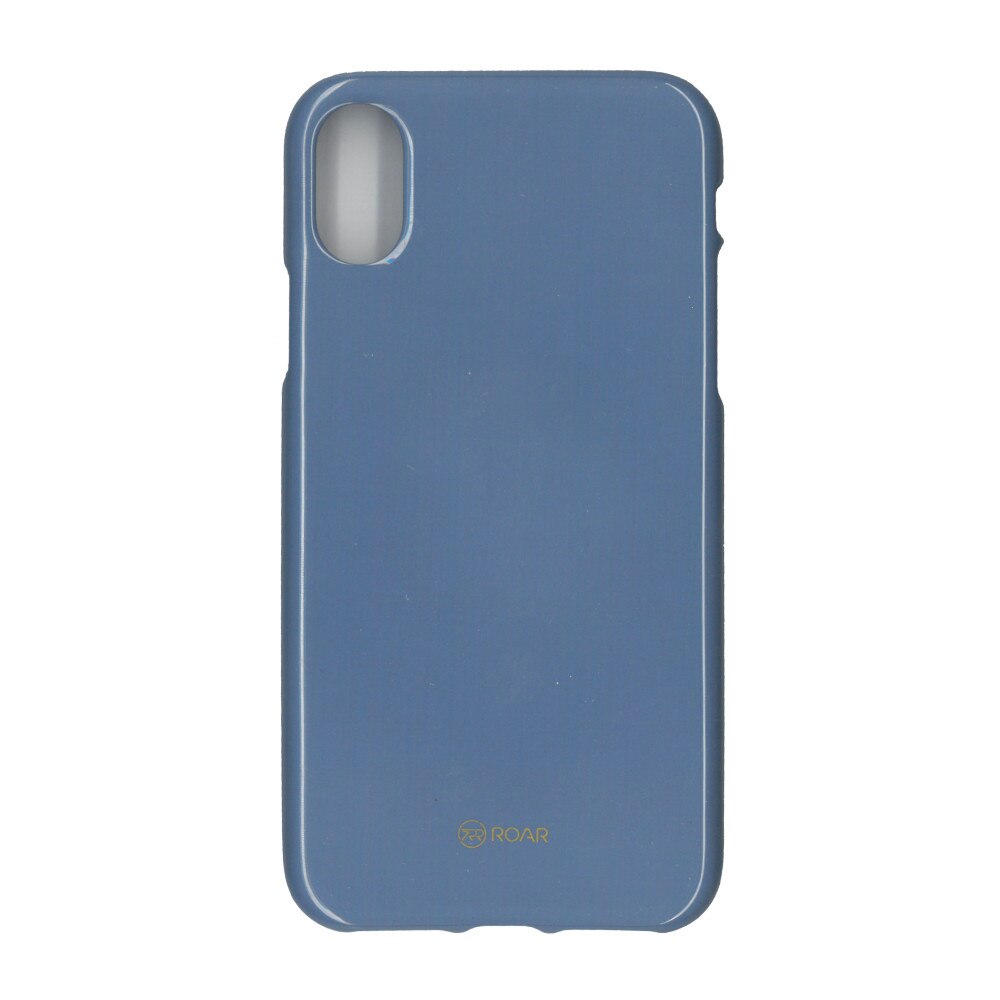 Husa din silicon mat Roar LA-LA Glaze pentru iPhone X, bleu