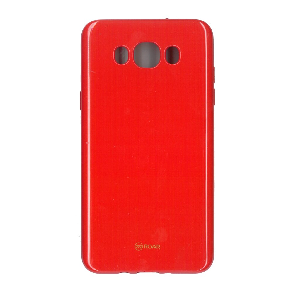 Husa din silicon mat Roar LA-LA Glaze pentru Samsung Galaxy J7 2016, rosu
