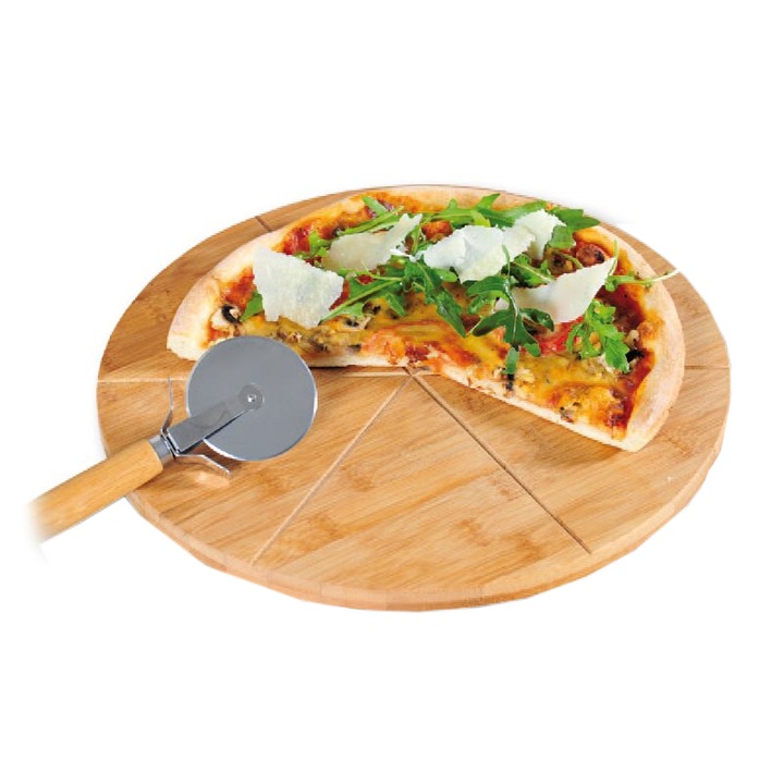 Kesper Pizza szeletelő és alátét, 32 cm
