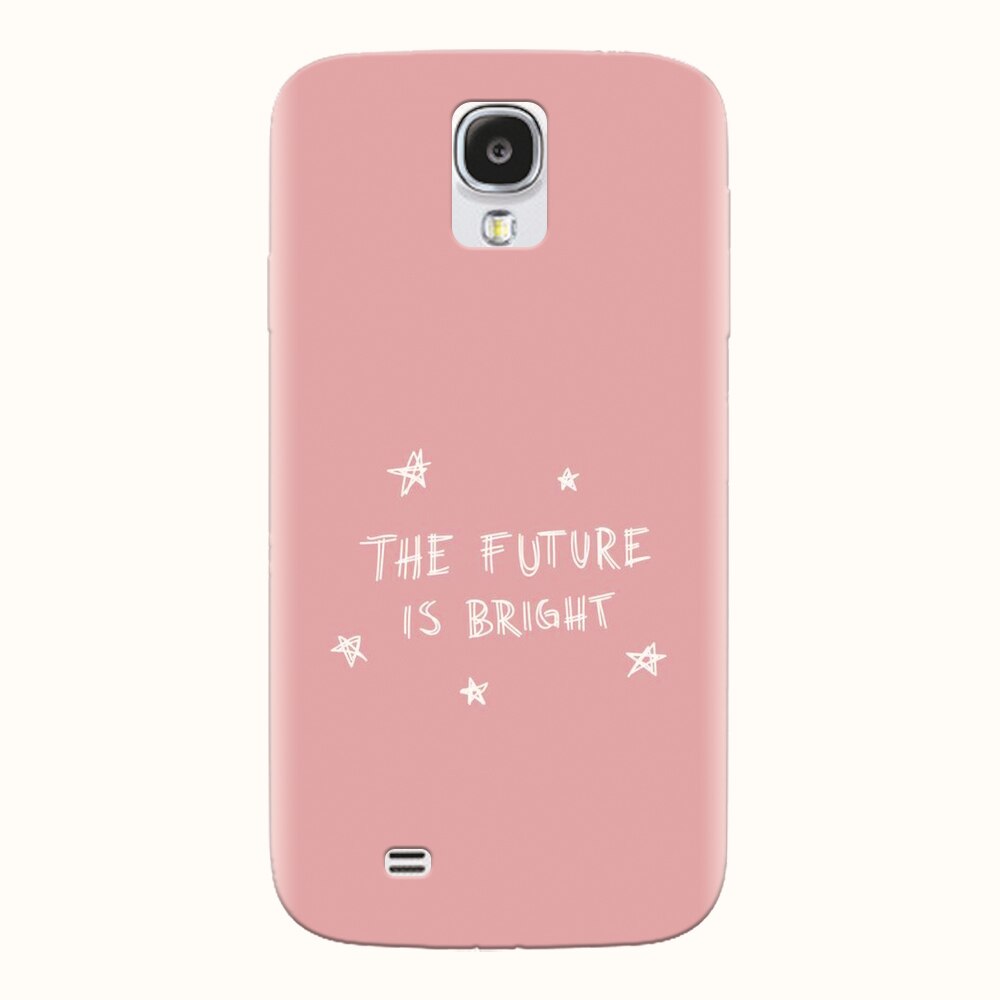 phrase velvet Stewart island Husa silicon pentru Samsung Galaxy S4, The Future Is Bright - eMAG.ro