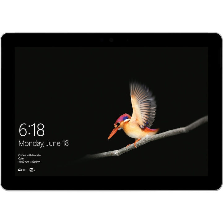 Microsoft Surface Go Tablet, 10 PixelSense™ (1800x1200) kijelző, Intel® Pentium® 4415Y processzor, 4GB RAM, 64GB eMMC, Wi-Fi, Bluetooth, Ezüst