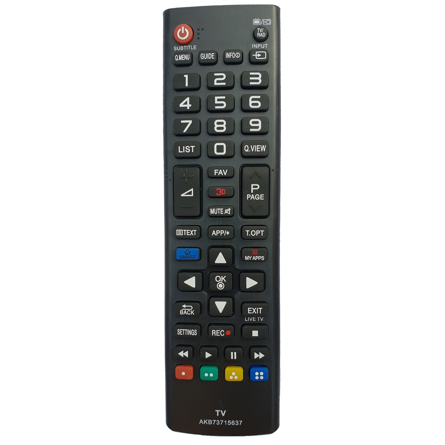 Telecomanda pentru LCD/LED LG AKB73715637, neagra cu functiile telecomenzii originale