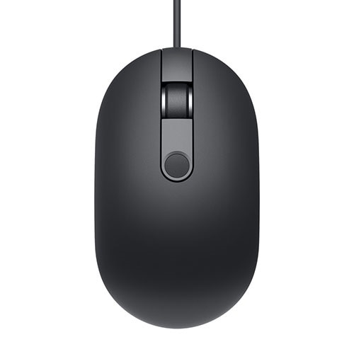 Mouse optic Dell MS819, cu cititor de amprenta, Negru