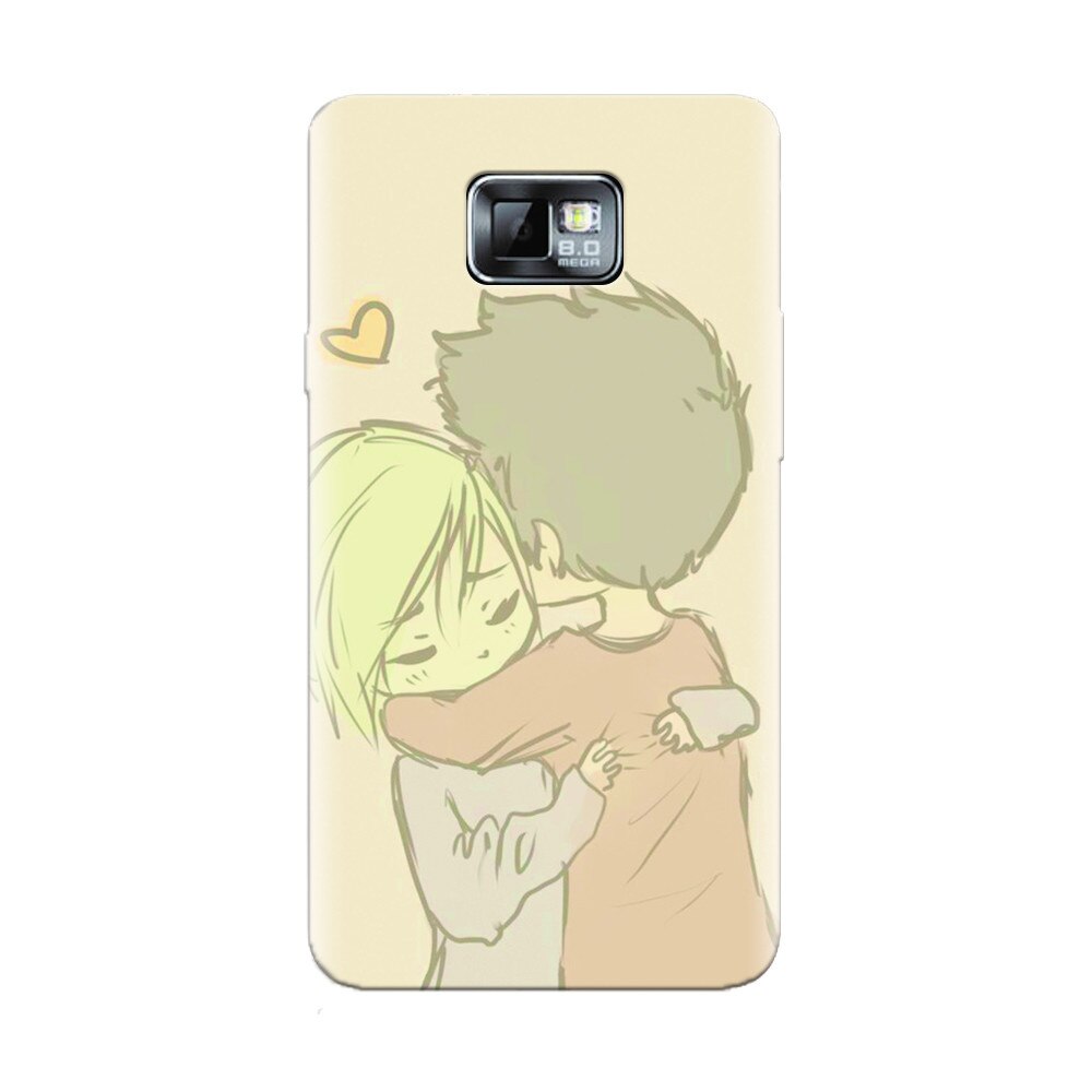Husa silicon pentru Samsung Galaxy S2, Couple Hug